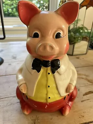 Buy Vintage Ellgreave Pottery 'Mr Pig' Piggy Bank • 13£