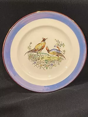 Buy Grays Pottery Stoke On Trent 8” Lunch Plate Lusterware Pheasant Bird Design • 11.35£