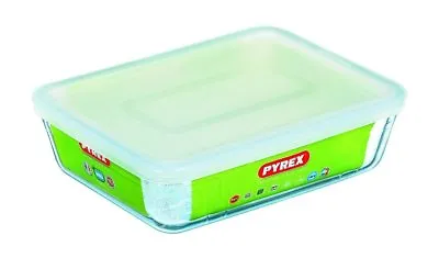 Buy Pyrex Cook& Store Food Rectangular Baking Storage Serving  Dish With Plastic Lid • 11.27£