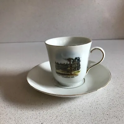Buy Vintage Victoria Czechoslovakia Child’s Tea Cup And Saucer, Souvenir • 7.99£
