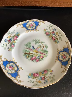Buy Plates: Foley China E.bain & Co Broadway Plate Made In England Lovely Blue (30) • 6.26£