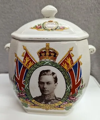 Buy Unusual King George VI Coronation Royal Souvenir Casket, Ringtons (Maling Ware) • 12£