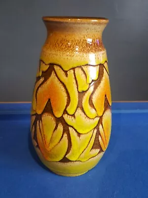 Buy Retro Large Signed Poole Pottery Aegean Vase. • 55£