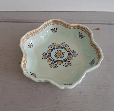 Buy Adams Calyx Ware Shalimar Scalloped Dish Bowl Vintage Pale Blue Floral 15.5cm • 11£