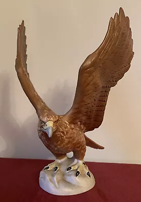 Buy Beswick Golden Eagle No.2062 - Designed By Graham Tongue. Rare Mint Condition. • 55£