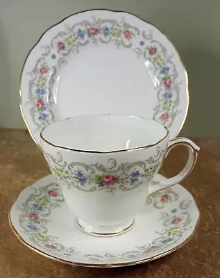 Buy Vintage, Duchess 'Albany' Pattern, Tea Cup, Saucer & Side Plate Trio • 4.95£