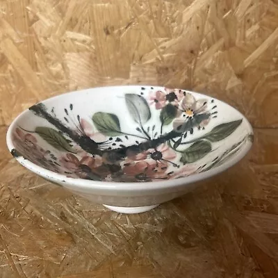 Buy Vintage Gwili Welsh Wales Studio Pottery Floral Blossom Bowl 16cm • 9.99£