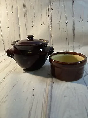 Buy Vintage Casserole Dish And Small Dish From Moira Pottery • 9.50£