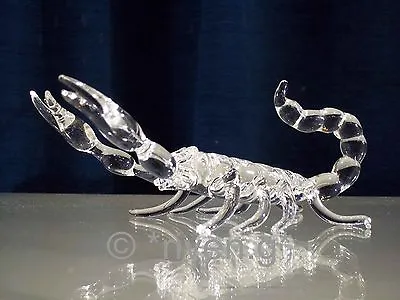 Buy SCORPION Figurine@CRYSTAL Glass SPIDER@UNIQUE Collectable Gift@ARACHNID KILLER • 19.99£