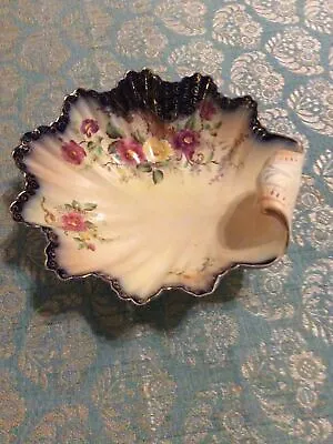 Buy Large Antique Carlton Ware Gilded, Scalloped Shell Dish • 15£