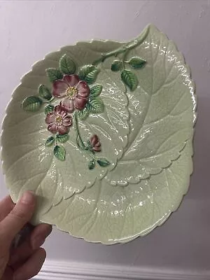 Buy Vintage Carlton Ware Small Majolica Leaf Shape Dish  • 5£