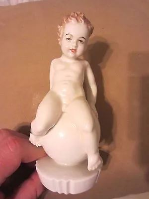 Buy Rosenthal German Porcelain Art Deco Nude Putto Boy On Ball Figurine Germany 1939 • 288.84£