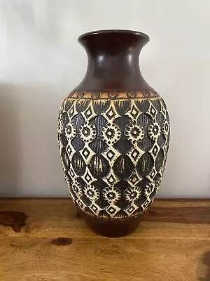 Buy Vintage West German Pottery Vase By Jasba • 40£