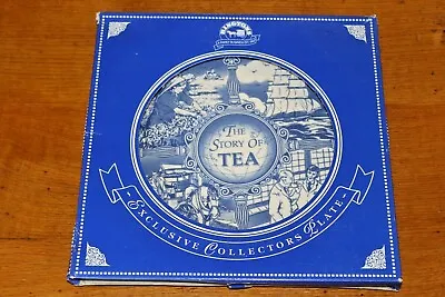 Buy Masons Ringtons Blue & White 10  1994 Collectors Plate THE STORY OF TEA In Box • 12.99£