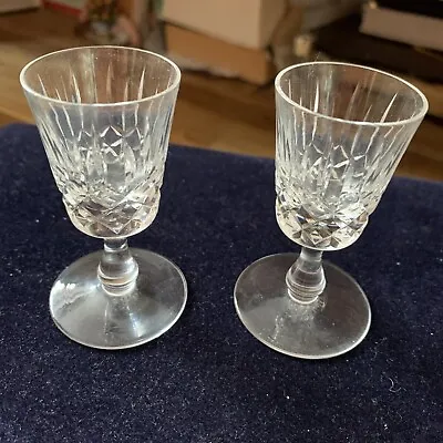 Buy A Pair Of Edinburgh Crystal Appin Pattern Sherry / Liquor Glasses • 12£