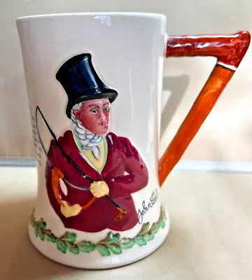 Buy Crown Devon 1930's Fielding's Pottery Musical Tankard JOHN PEEL No. 796688 • 36£