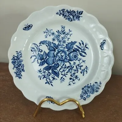 Buy Two Antique Booths 19.5cm Side Plate, Blue 'Peony' Pattern • 9.95£