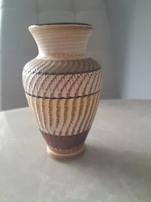 Buy Vintage German Pottery Vase 15cm Tall • 9.99£