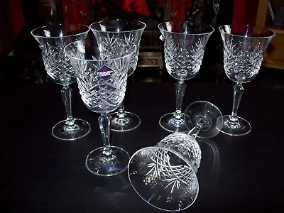 Buy 6 X Edinburgh  Crystal  6.75   Wine Glasses  New & Signed  • 64.99£