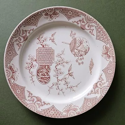 Buy Antique Aesthetic Movement T Furnival & Sons Earthenware Japonism Plate • 28£