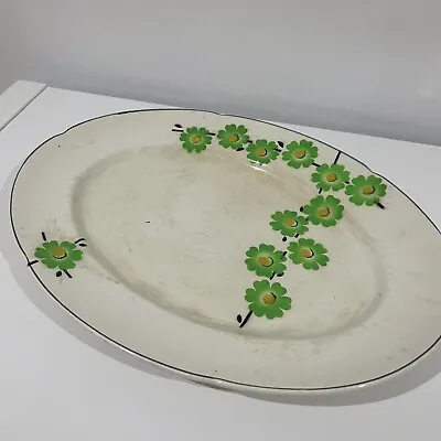 Buy Vintage Art Deco T G Green Felicia Oval Roast / Serving Plate Platter 1930s • 7.29£