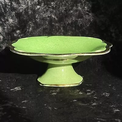 Buy Vintage Lime Green Gold Royal Winton Grimwades Side Sweet Bonbon Dish Bowl • 11.99£