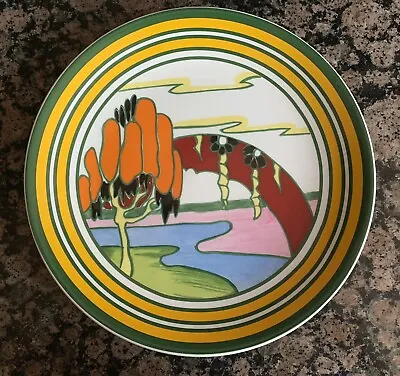 Buy CLARICE CLIFF  SOLITUDE  LARGE CHARGER PLATE By WEDGWOOD • 34.99£