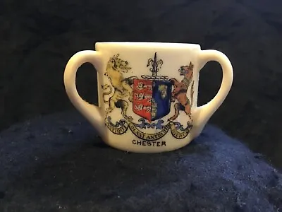 Buy Antique Insignia Crested Ware Loving Cup Chester Coat Of Arms • 9£