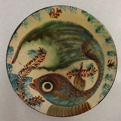 Buy Puigdemont Spain Majolica Terracotta Pottery Fish Decorative Wall Plate. • 24.99£