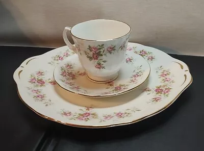 Buy Tea Cup Saucer Set Plate Duchess Fine Bone China Of England June Bouquet  • 47.39£