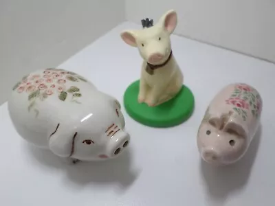 Buy Two Flowery Pigs And A Princess Pig • 2.50£