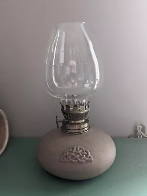 Buy Vintage Small Oil Lamp ,Highbank Porcelain Lochgilphead Scotland • 5.99£