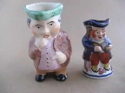 Buy Antique Pottery Toby Jugs X 2 • 25£