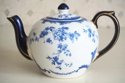 Buy 1989 RSPB Wade Teapot 100 Years Centenary - Small Blue & White China Teapot • 26£
