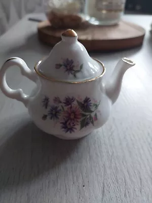 Buy Justlin, Fine Bone China, Miniature, Collectables Teapot. Made In England • 5£