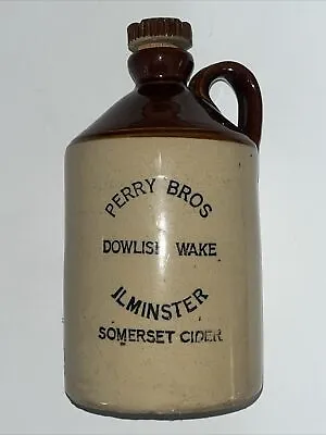 Buy Vintage Perry Bros Dowlish Wake Somerset Cider Flagon • 15£