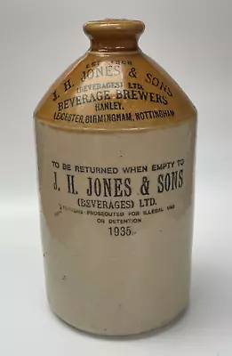 Buy J. H. Jones & Sons Beverage Brewers Hanley Leicester Birmingham Stoneware Flagon • 15£
