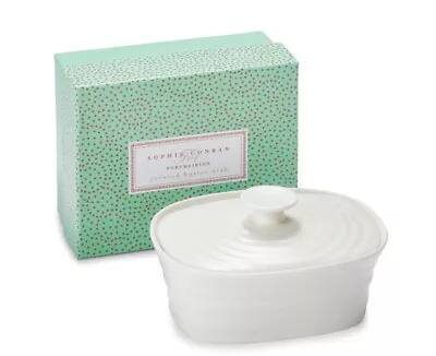 Buy Sophie Conran Portmeirion Covered Butter Dish-White -Boxed • 30£