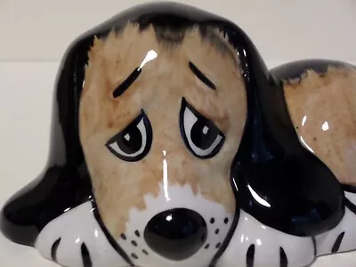 Buy Lorna Bailey Dozy Dog Figurine Signed By Lorna Bailey - Looking For His New Home • 69£
