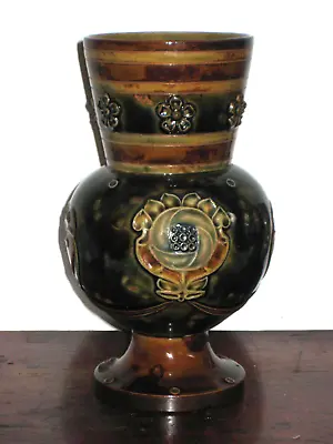 Buy Royal Doulton Art Nouveau Vase Glasgow School Type Flowerheads • 59£