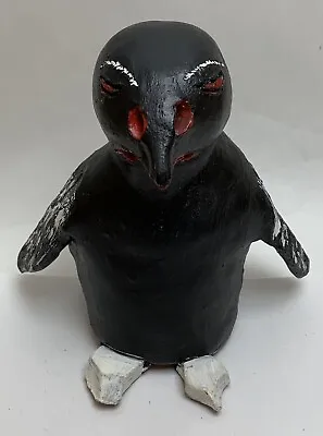 Buy Vtg Handmade Clay Pottery Primitave Penguin Figurine Alaskan? Native American? • 37.95£