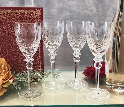 Buy Wine Glasses Queen By Rogaska Elegant Glassware Set Blown Glass Cut Bowl - 4 • 181.14£