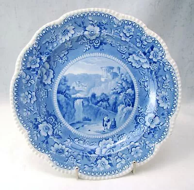 Buy Enoch Wood & Sons EW&S Celtic China (Flow Blue) GRECIAN SCENERY Luncheon Plate • 35.97£
