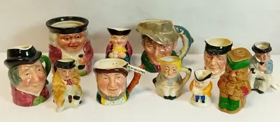 Buy TOBY JUGS Collection X 11 Inc Royal Doulton & Kelsboro Ware Assorted Sizes • 9.99£
