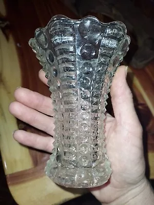 Buy Vintage Indiana Pressed Glass Vase • 26.06£