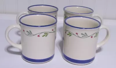 Buy Pfaltzgraff  Wyngate  Floral  Mugs   Set Of 4 USA • 16.13£