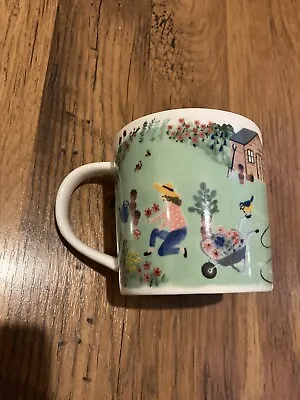 Buy Marks And Spencer Tending Their Summer Garden Tea Cup Coffee Mug M&S • 8.99£