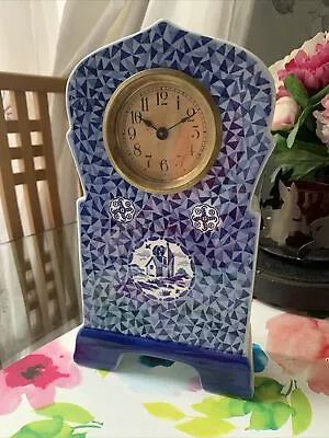 Buy Antique Blue Delft 1920s Clock • 65£