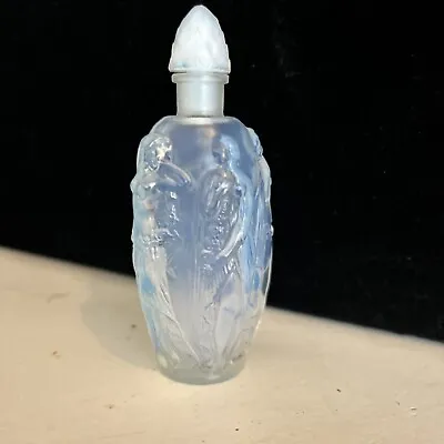 Buy Vintage Sabino  France Opalescent Art Glass La Ronde Fleurie Perfume Bottle • 152£