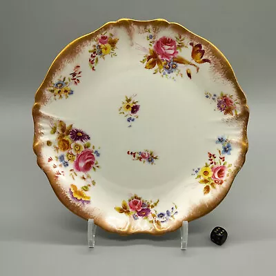 Buy Antique Hammersley Bone China Floral Plate 1887-1912 • 20£